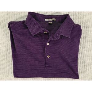 Peter‎ Millar Short Sleeve  Polo Mens Size XL Purple